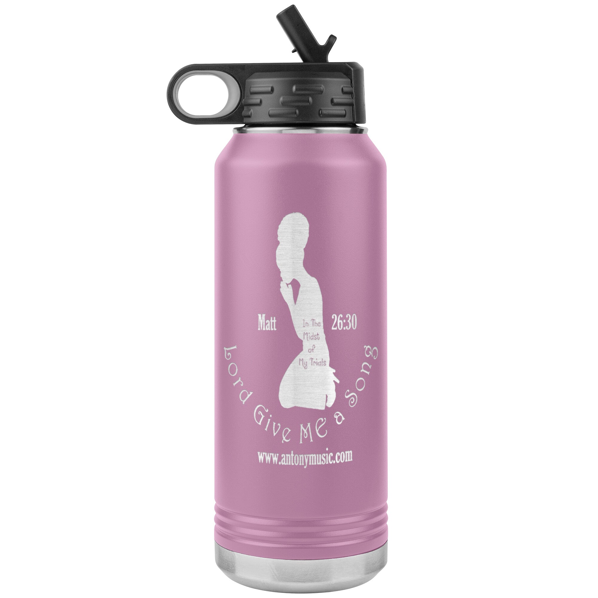 Give Me A Song Like Jesus Water Bottle 2